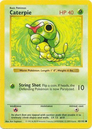 Caterpie (45/102) [Base Set Shadowless Unlimited] (Online Only)