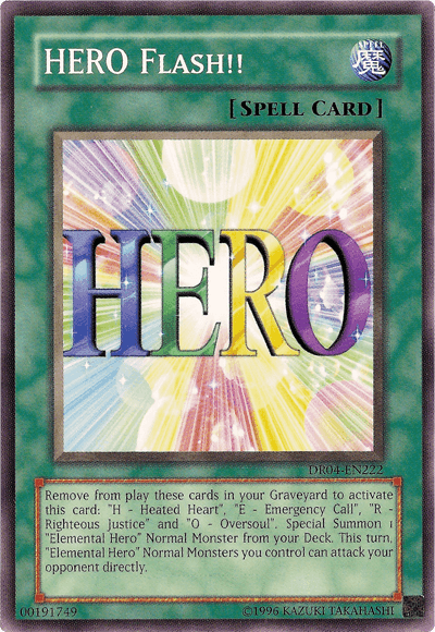 HERO Flash!! [DR04-EN222] Common (ONLINE ORDER ONLY)