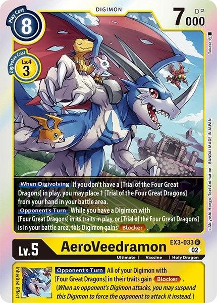 AeroVeedramon [EX3-033] [Revision Pack Cards] (ONLINE ORDER ONLY)