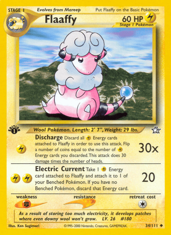 Flaaffy (34/111) [Neo Genesis 1st Edition] (Online Only)