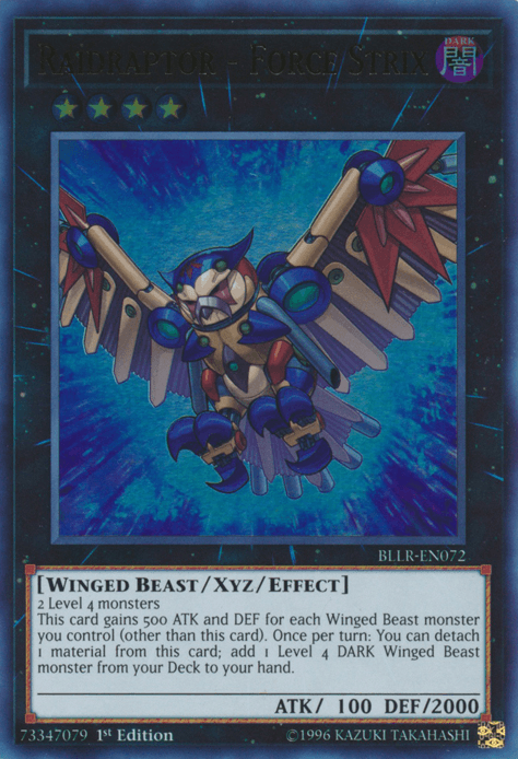 Raidraptor - Force Strix [BLLR-EN072] Ultra Rare (ONLINE ORDER ONLY)