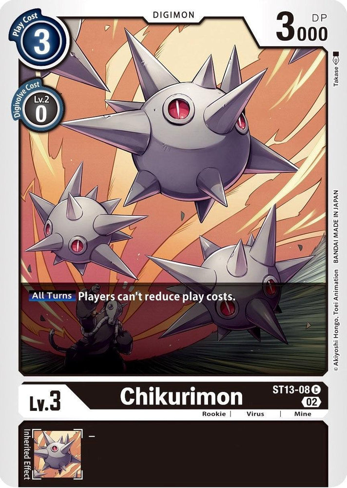 Chikurimon [ST13-08] [Starter Deck: Ragnaloardmon] (ONLINE ORDER ONLY)