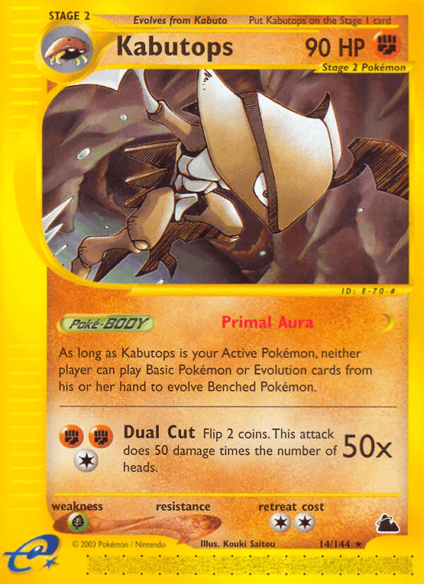 Kabutops (14/144) [Skyridge] (Online Only)