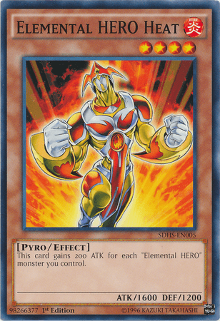 Elemental Hero Heat [SDHS-EN005] Common (ONLINE ORDER ONLY)