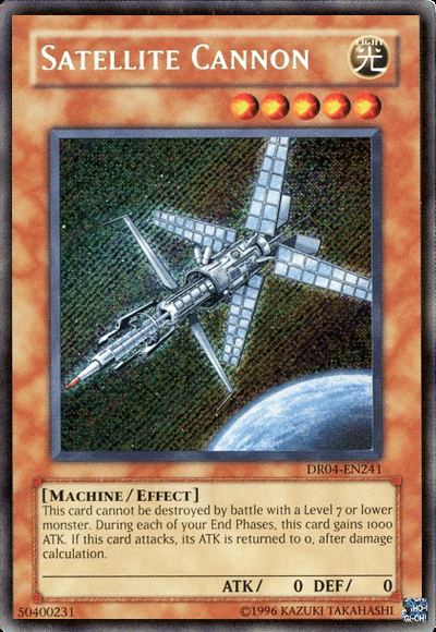 Satellite Cannon [DR04-EN241] Secret Rare (ONLINE ORDER ONLY)