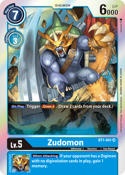 Zudomon [BT1-041] [Release Special Booster Ver.1.0] (ONLINE ORDER ONLY)