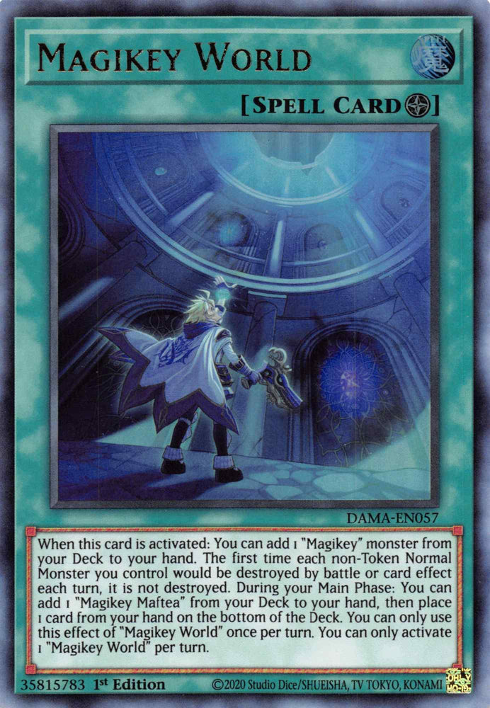 Magikey World [DAMA-EN057] Ultra Rare (ONLINE ORDER ONLY)