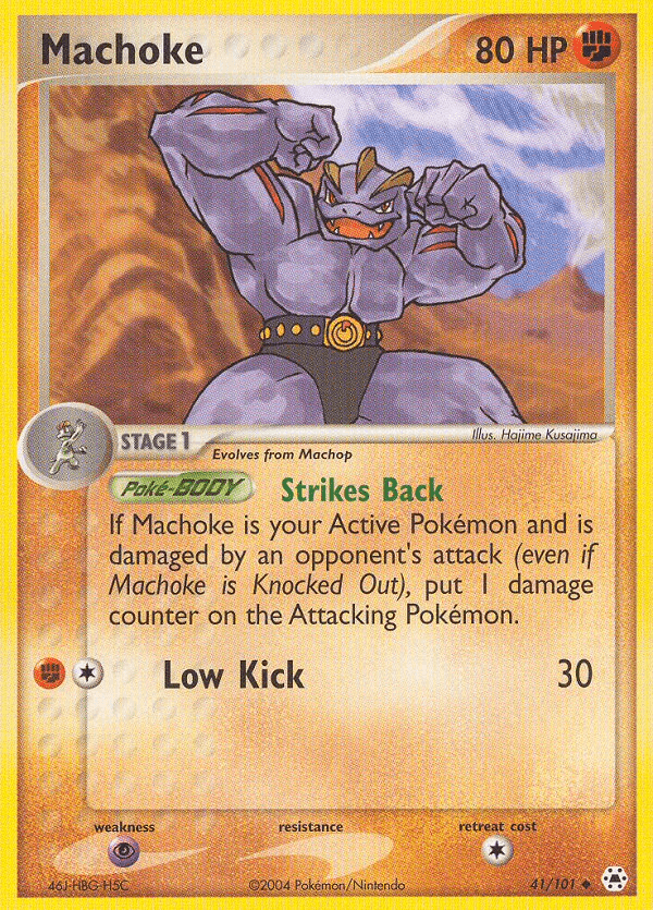 Machoke (41/101) [EX: Hidden Legends] (Online Only)