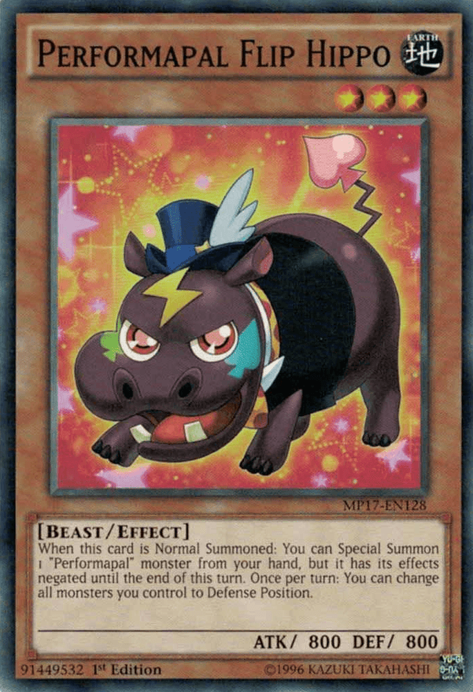 Performapal Flip Hippo [MP17-EN128] Common (ONLINE ORDER ONLY)
