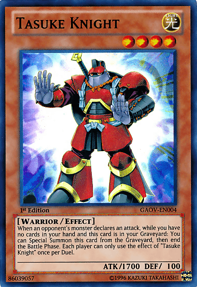 Tasuke Knight [GAOV-EN004] Super Rare (ONLINE ORDER ONLY)
