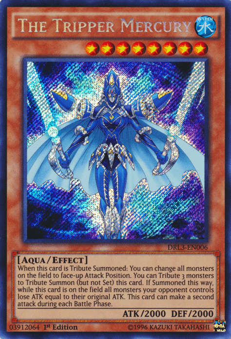 The Tripper Mercury [DRL3-EN006] Secret Rare (ONLINE ORDER ONLY)