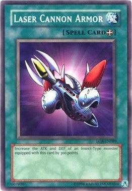 Laser Cannon Armor [LOB-EN089] Common (ONLINE ORDER ONLY)