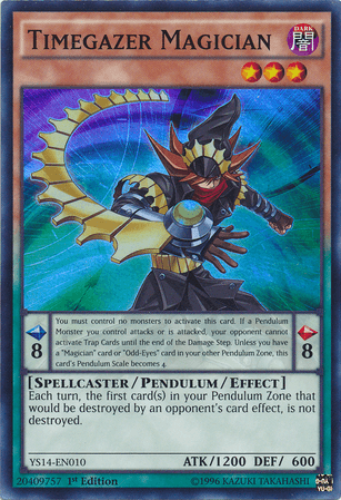 Timegazer Magician [YS14-EN010] Super Rare (ONLINE ORDER ONLY)