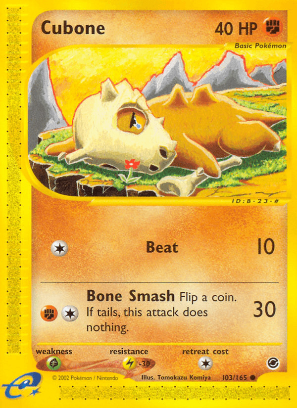 Cubone (103/165) [Expedition: Base Set] (Online Only)