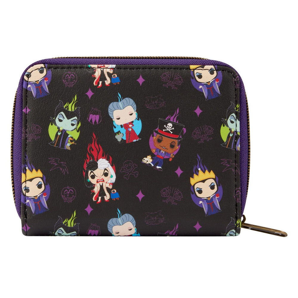 Disney Villains Print Zip-Around Wallet (Online Order Only)