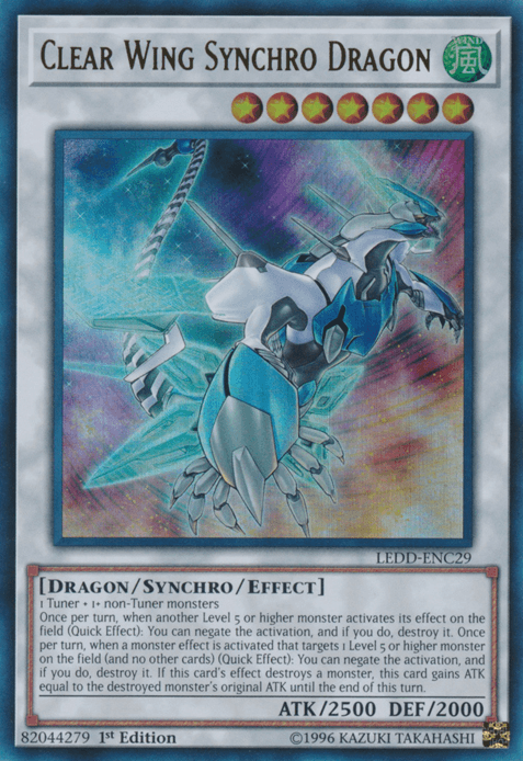 Clear Wing Synchro Dragon [LEDD-ENC29] Ultra Rare (ONLINE ORDER ONLY)