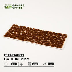 Gamers Grass Tufts: Brown 2mm- Wild (ONLINE ORDER ONLY)