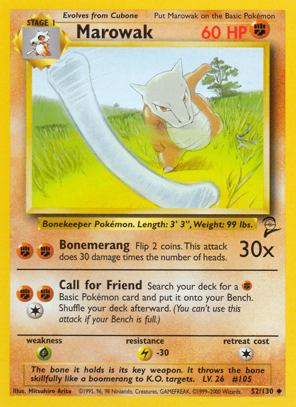 Marowak (52/130) [Base Set 2] (Online Only)