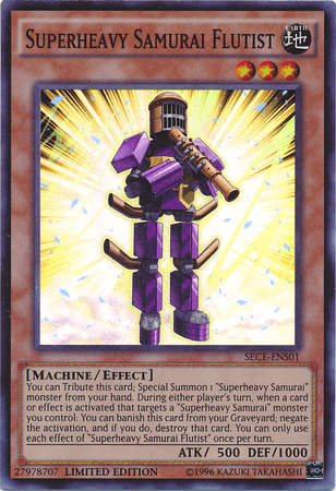 Superheavy Samurai Flutist [SECE-ENS01] Super Rare (ONLINE ORDER ONLY)