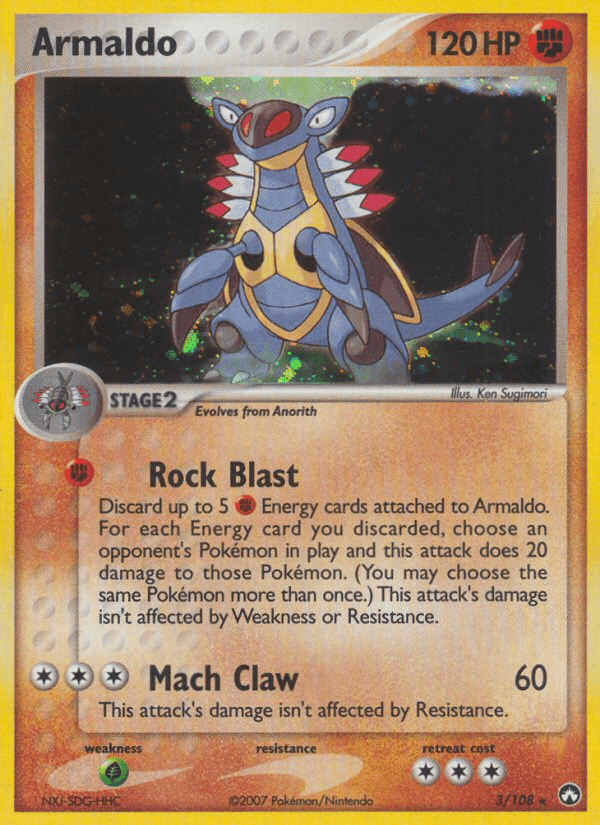 Armaldo (3/108) [EX: Power Keepers] (Online Only)