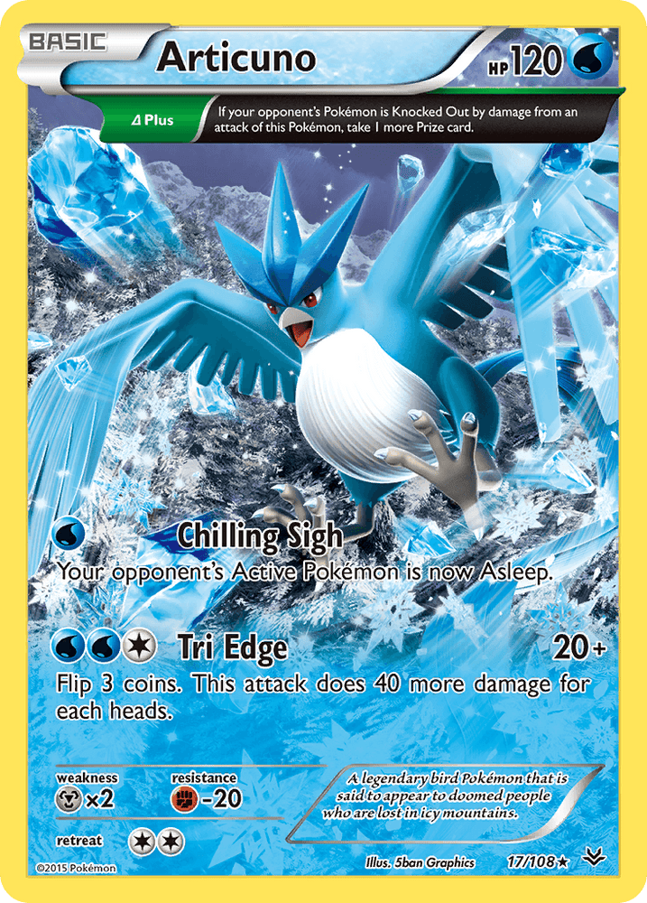 Articuno (17/108) [XY: Roaring Skies] (Online Only)