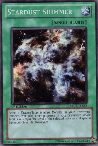 Stardust Shimmer [STOR-EN055] Super Rare (ONLINE ORDER ONLY)