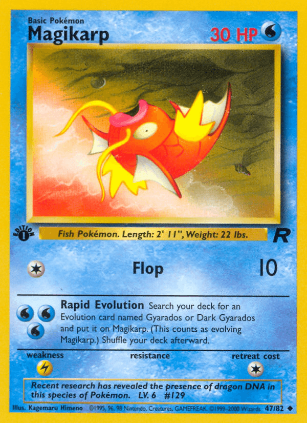 Magikarp (47/82) [Team Rocket 1st Edition] (Online Only)