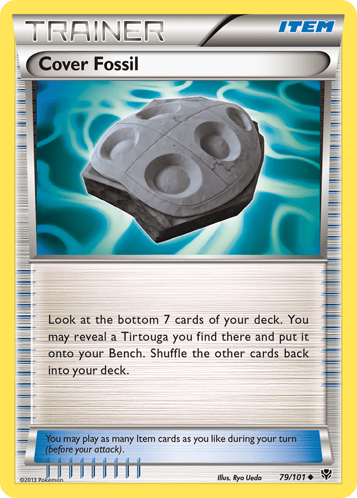 Cover Fossil (79/101) [Black & White: Plasma Blast] (Online Only)