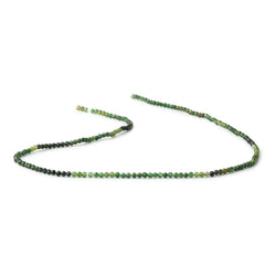 2mm Chrome Tourmaline Micro Faceted Rounds 12.75 inch 170 Beads AAA (ONLINE ORDER ONLY)