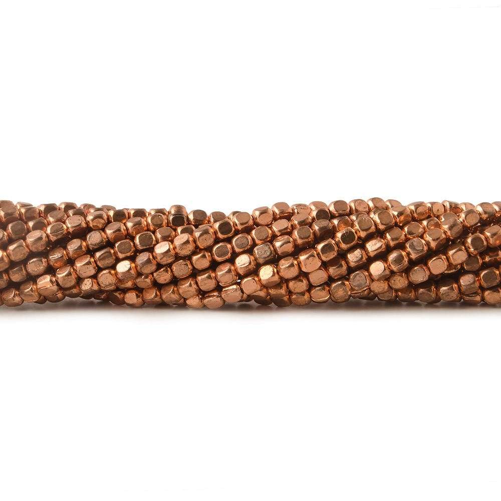 2mm Copper Plain Cube 8 inch 94 pcs (ONLINE ORDER ONLY)