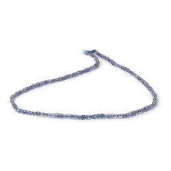 2mm Iolite Micro Faceted Cube Beads 12.5 inch 140 pieces A (ONLINE ORDER ONLY)
