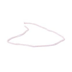 2mm Morganite Micro Faceted Rondelle Beads 12.5 inch 200 pieces