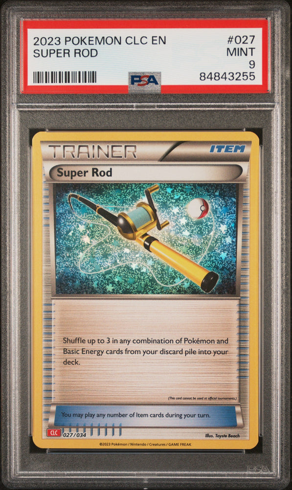 2023 POKEMON CLASSIC CHARIZARD & HO-OH ex DECK SUPER ROD #27 PSA 9 (Online Order Only)