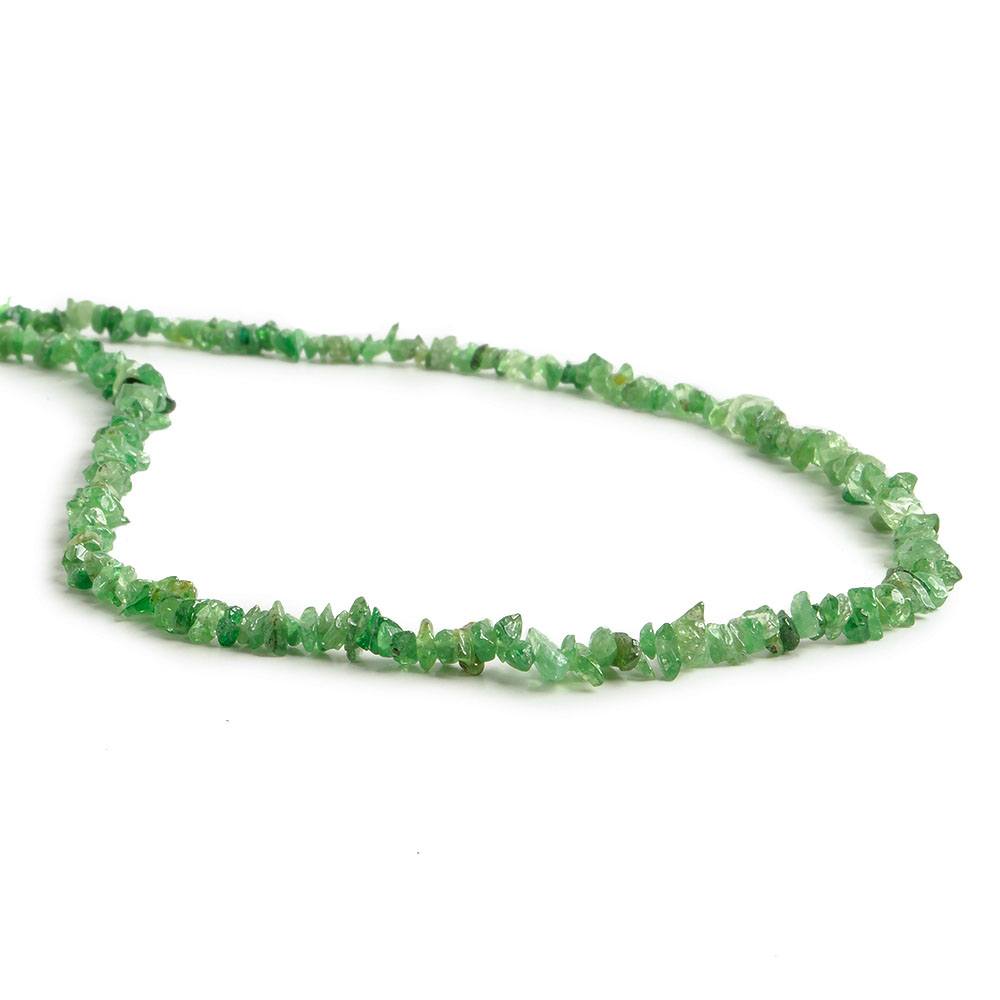 2x2-3x2mm Tsavorite Garnet Chip 18 inch 286 pieces (ONLINE ORDER ONLY)