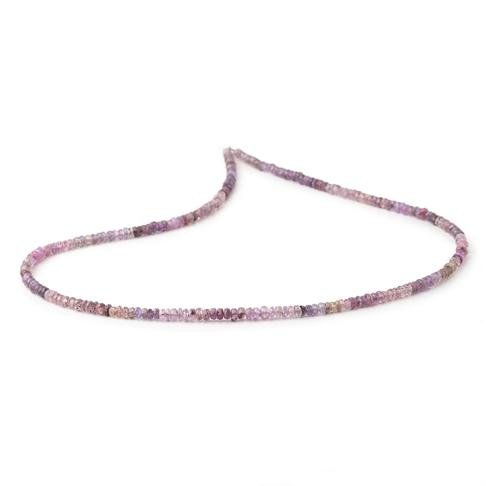 3-3.5mm Multi Color Spinel Faceted Rondelle Beads 16 inch 242 pieces (ONLINE ORDER ONLY)