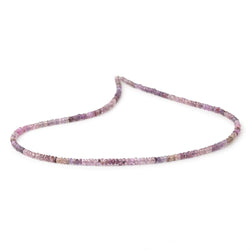 3-3.5mm Multi Color Spinel Faceted Rondelle Beads 16 inch 242 pieces (ONLINE ORDER ONLY)