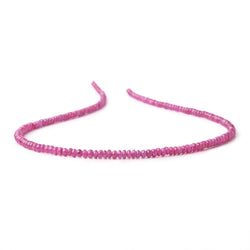 3-3.5mm Ruby Plain Rondelle Beads 16 inch 210 pieces AA (ONLINE ORDER ONLY)