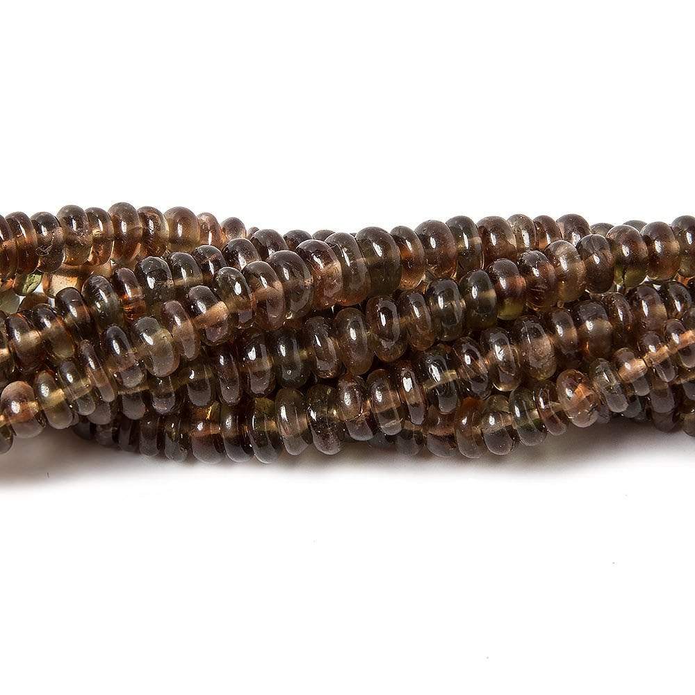 3-5mm Andalusite plain rondelle Beads 14 inch 110 pieces (ONLINE ORDER ONLY)