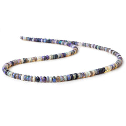 3-5mm Lilac Purple Australian Opal faceted rondelles 18 inch 205 beads AAA (ONLINE ORDER ONLY)