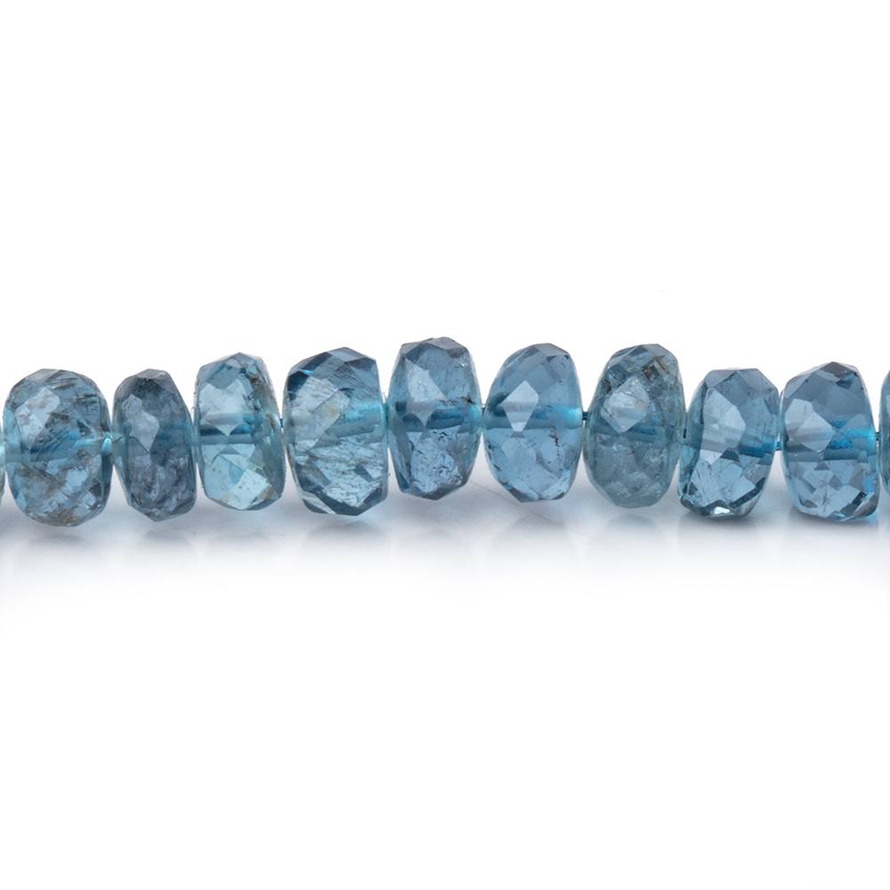 3-5mm Santa Maria Aquamarine Faceted Rondelles 16 inch 163 Beads AA (ONLINE ORDER ONLY)