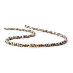 3-6mm Schalenblende Plain Rondelle Beads 18 inch 139 pieces