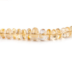 3-7mm Citrine Plain Rondelle Beads 18 inch 187 pieces AA (ONLINE ORDER ONLY)