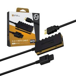 3-In-1 720p HDTV Cable HD Pro Edition W/ 4 Visual  For: GameCube® / N64® / Super NES® (ONLINE ORDER ONLY)