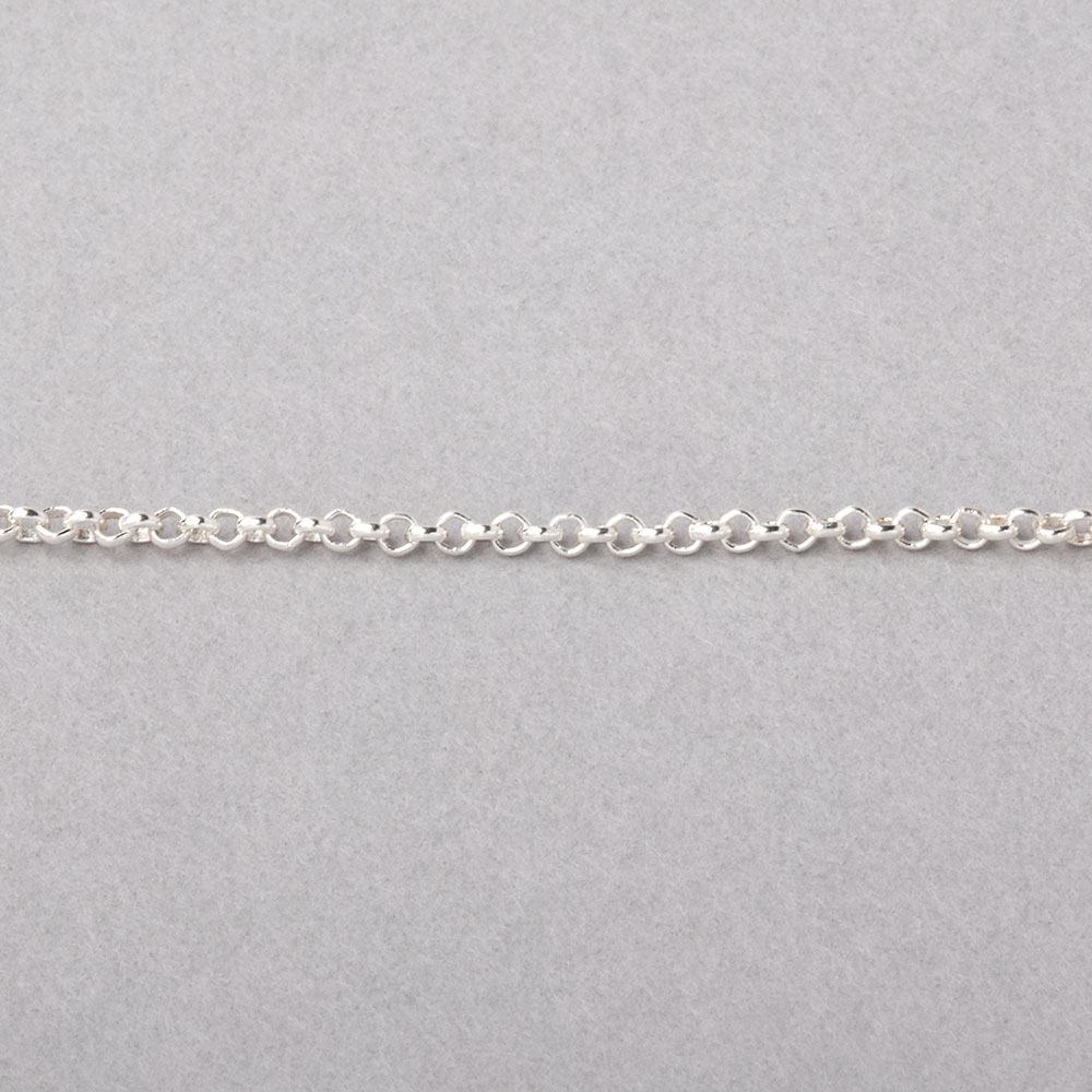 3 Feet - 1.8mm Silver plated Rolo Link Chain (ONLINE ORDER ONLY)