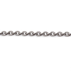 3 Feet - 2.5mm Small Corrugated Oval Link Chain (ONLINE ORDER ONLY)