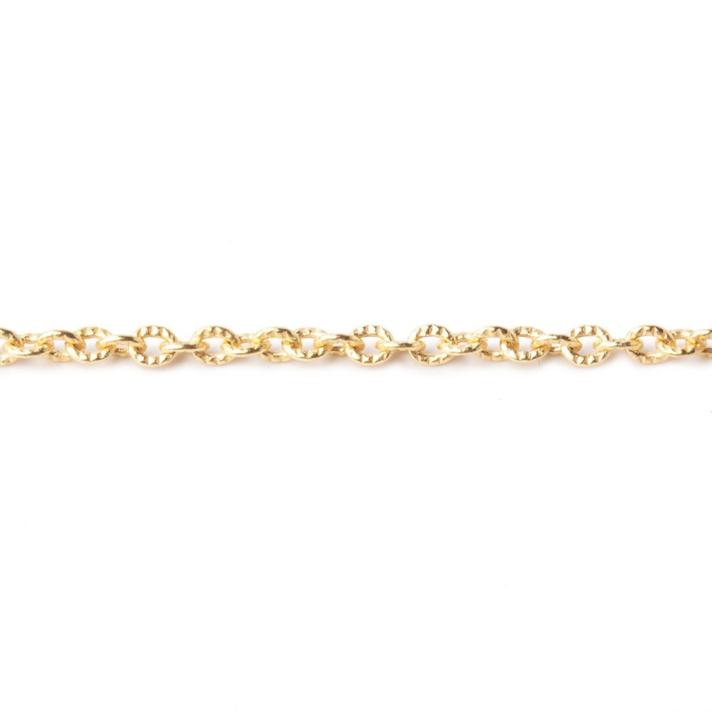 3 Feet - 2.5mm Small Corrugated Oval Link Chain (ONLINE ORDER ONLY)