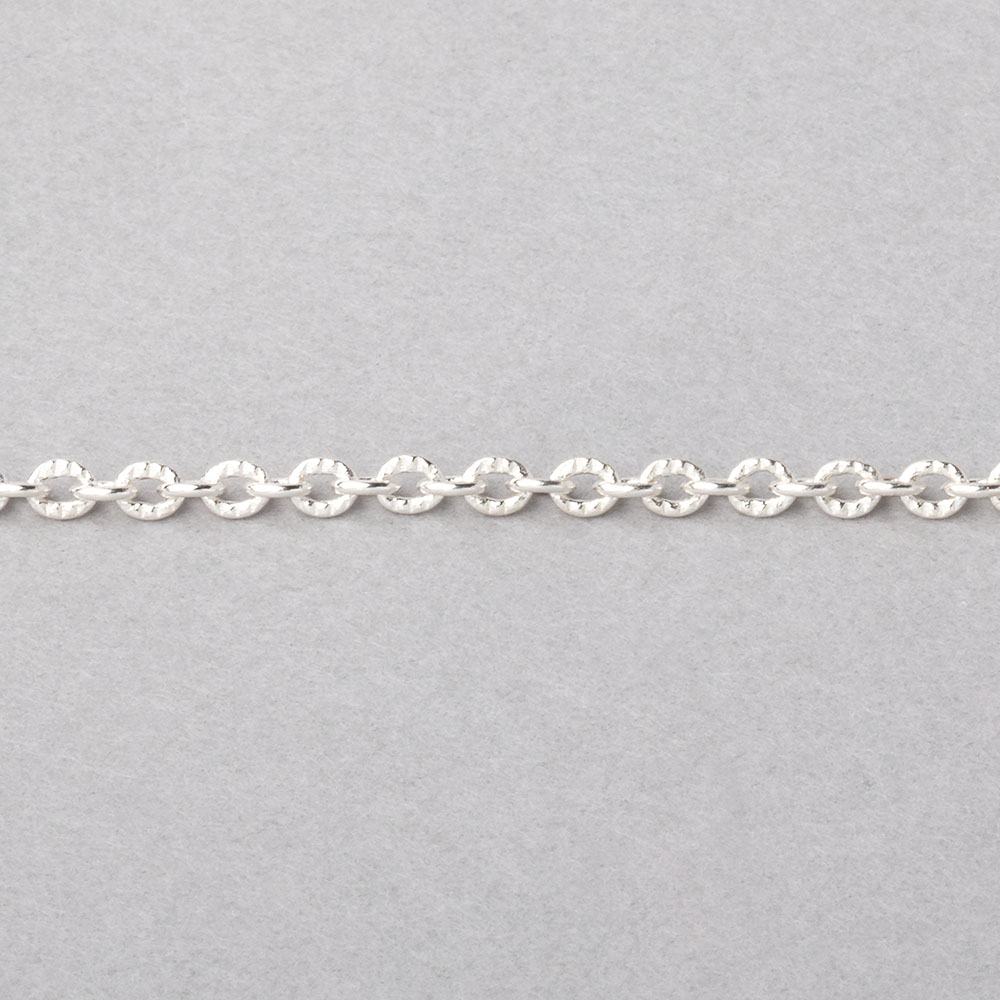 3 Feet - 2.5mm Small Corrugated Oval Link Chain (ONLINE ORDER ONLY)