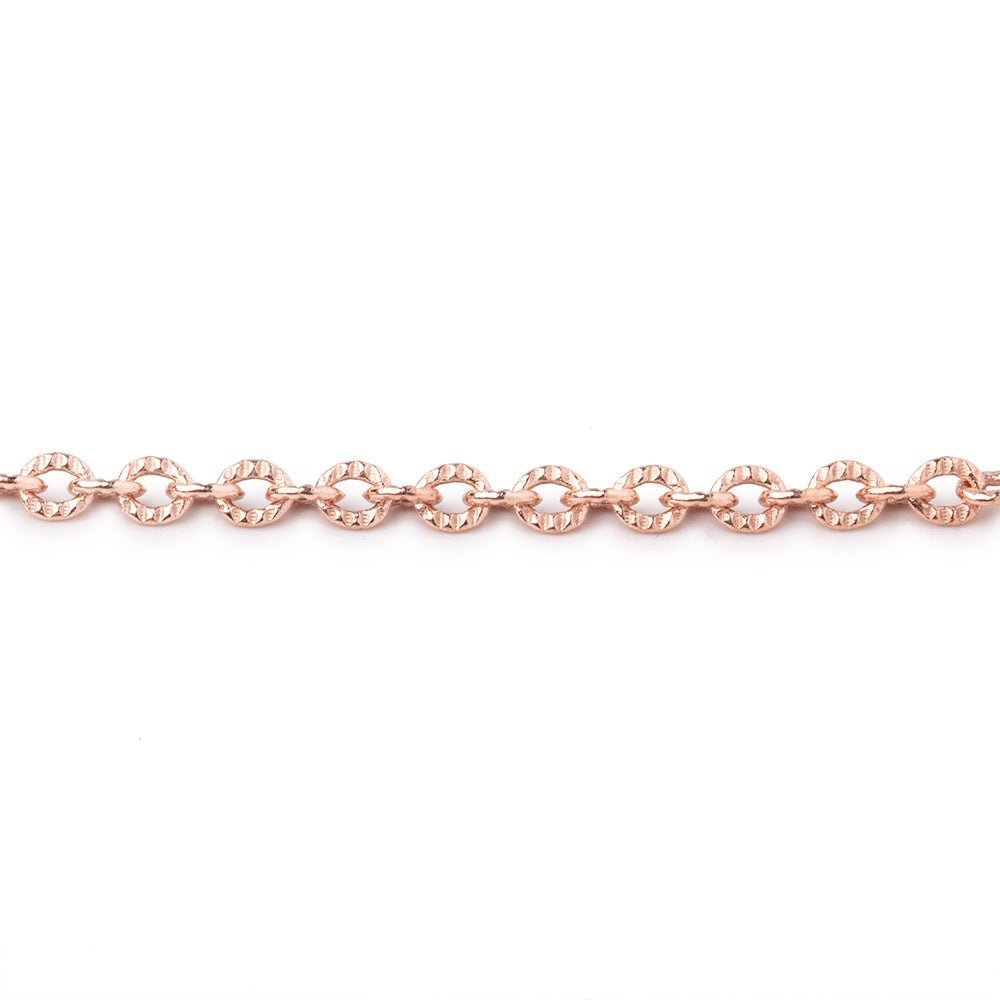 3 Feet - 2.5mm Small Corrugated Oval Link Chain (ONLINE ORDER ONLY)