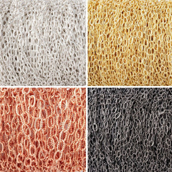 3 Feet - 2x4mm Elongated Corrugated Oval Link Chain (ONLINE ORDER ONLY)