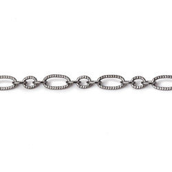 3 Feet - 3.5mm Multiple Corrugated Oval Link Chain (ONLINE ORDER ONLY)
